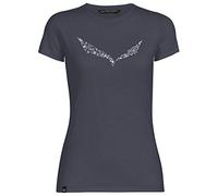 Salewa Solid T-shirt, Donna, Premium Navy Melange, 46/40