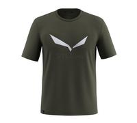 Salewa Solidlogo Dri-Release - T-shirt trekking - uomo 50 Dark Green/White/Dark Green man