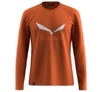 Salewa - Solidlogo Dry L/S Tee - Maglia a manica lunga S rosso