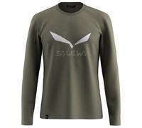 Salewa - Solidlogo Dry L/S Tee - Maglia a manica lunga XL olivia