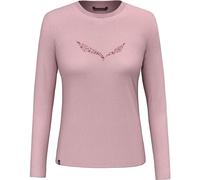 Salewa Solidlogo Dry Longsleeve Tee Women, Zephyr, XS