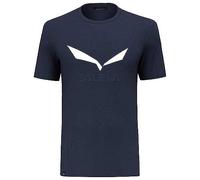 SALEWA Solidlogo Dry M T-Shirt Uomo, Navy Blazer, XL
