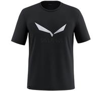 SALEWA Solidlogo Dry M T-shirt - Uomo - Nero - Taglia 48/M- modello 2026