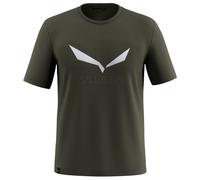 Salewa - Solidlogo Dry T-Shirt - Maglia funzionale 54 - XXL olivia