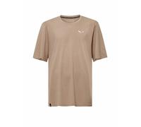 T-shirt Salewa Eagle Sunset Loose manica corta marrone beige - XL