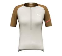 Salewa Vento AM W - maglia ciclismo - donna I40 D34 Beige/Dark Yellow woman Lana Merino,Tencel/Lyocell