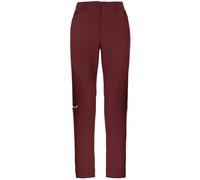 Salewa W Dolomia - pantaloni trekking - donna I44 D38 Dark Red woman Pfc-Free,Durastretch