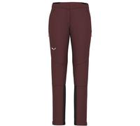 Salewa W Lagorai - pantaloni scialpinismo - donna I40 D34 Dark Red/Black woman Durastretch,Pfc-Free,Cordura