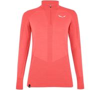 Salewa Zebru Responsive Long Sleeve Base Layer Rosso L Donna