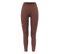 Salewa Zebru Medium Warm Amr - Leggings W, Colore: Rosso Etruscano