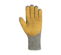 Salewa Walk Wool Leather - guanti XL Grey/Yellow unisex Wool,Pelle