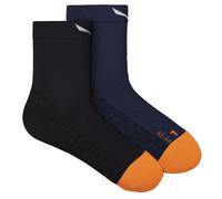 Salewa Wildfire Am/Hemp M - calzini corti - uomo 45/47 Black/Blue unisex Canapa,Lana Merino