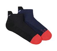 Salewa Wildfire Am/Hemp W - calzini corti - donna 42/44 Black/Blue woman Canapa,Lana Merino