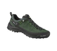 Salewa Wildfire Leather M - scarpe da avvicinamento - uomo 12 UK Green/Black man Kevlar,Salewa Committed,Ortholite