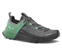 Salewa Wildfire NXT GTX - Scarpe da trail da uomo in Gore-Tex, impermeabili, per escursionismo e trekking, Onice/Verde Irlandese, 44 EU