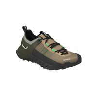 Salewa Scarpe da avvicinamento Wildfire NXT M – Uomo 11 UK Marrone/Verde/Nero, Vibram, PFC-Free