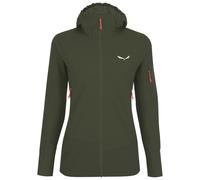 Giacca con cappuccio Salewa Agner Durastretch verde scuro donna - 42