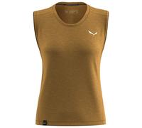 Salewa - Women's Eagle Minilogo Alpine Merino Tank Top - Maglia merino 40 marrone