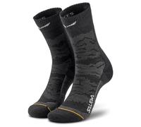 Salewa - Women's Ortles AM Crew Sock - Calze da trekking EU 36-38 nero/grigio