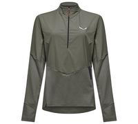 Salewa - Women's Pedroc Dry Wind HZ Tee - Maglia a manica lunga 42 grigio/olivia