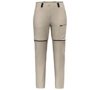 Salewa - Women's Puez Hemp DST 2/1 Pant - Pantaloni zip off 38 grigio/beige