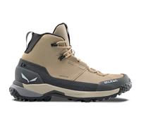 SALEWA Donna Puez Leather Mid PTX Scarpe, Quicksand-Onyx, 42.5