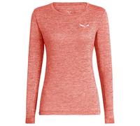 Salewa - Women's Puez Melange Dry L/S Tee - Maglia funzionale 38 fuchsia