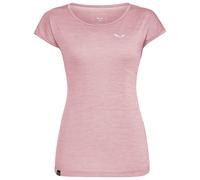 T-shirt Salewa Puez Melange Dry manica corta rosa pallido donna - L