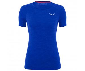 Salewa - Women's Zebru Fresh AMR T-Shirt - Intimo lana merinos 42 blu