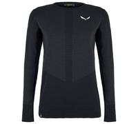 Salewa - Women's Zebru Responsive L/S Tee - Intimo lana merinos 38 nero