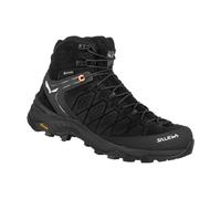 Salewa Ws Alp Trainer 2 Mid GTX - scarponi trekking - donna 4 UK Black/Black woman Gore-Tex Extended Comfort,Vibram,Pelle
