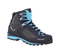 Salewa Ws Crow GTX - scarponi alta quota alpinismo - donna 4 UK Black/Dark Blue/Light Blue woman Gore-Tex Performance Comfort,Vibram,Pelle