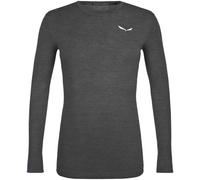 Salewa Zebru Fresh Amr M L/S - maglia a maniche lunghe - uomo 46 Black man Lana Merino,Tencel/Lyocell,Salewa Committed