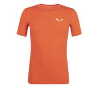 Salewa Zebru Fresh AMR - maglietta tecnica - uomo 48 Orange man Lana Merino,Lycra,Tencel/Lyocell