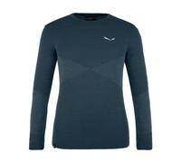 Salewa Zebru Jr - maglia manica lunga - bambino Blue/White 164