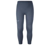 Salewa Zebru Med Warm Amr Jr - maglietta tecnica a maniche lunghe - bambino 128 Dark Blue junior Salewa Committed,Lana Merino