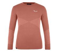 Salewa Zebru Jr - maglia manica lunga - bambino 164 Dark Red junior Salewa Committed,Lana Merino