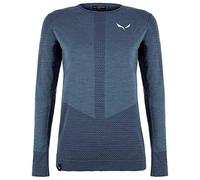 Salewa - Women's Zebru Responsive L/S Tee - Intimo lana merinos 40 blu
