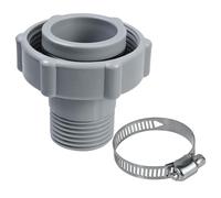 SALGIA Valvola Scarico Piscina, 2pcs Raccordo Scarico Piscina, Adattatore per Drenaggio, 1,5" ID, 1,0" Od, Filettatura Interna 3/4" per Raccordi di Scarico per Piscine Fuori Terra