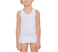 SalGiu Canottiera Bambino (6 Pezzi) Ragazzo Spalla Larga Estiva 100% Cotone (5)