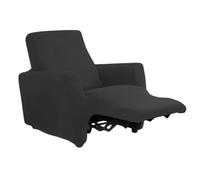 SalGiu Copripoltrona Relax Reclinabile 1 Posto Elasticizzato Antimacchia Universale (Grigio Scuro)