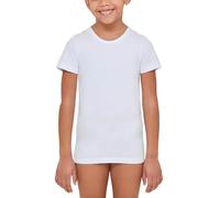 SalGiu Maglia Intima Bambina (6 Pezzi) Ragazza Mezza Manica Estiva 100% Cotone (9)
