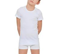 SalGiu Maglia Intima Bambino (6 Pezzi) Ragazzo Mezza Manica 100% Cotone Estiva Antisudore