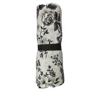 SalGiu Telo Arredo Copritutto Fantasia Rosa Floreale Gran Foulard Multiuso in Cotone Matrimoniale 240x260 cm (Grigio)