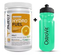 SALI MINERALI E VITAMINE HydroFUEL 400g INJECT Gusto Arancia + BORRACCIA 600ML