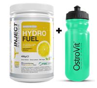 SALI MINERALI E VITAMINE HydroFUEL 400g INJECT Gusto Limone + BORRACCIA 600ML