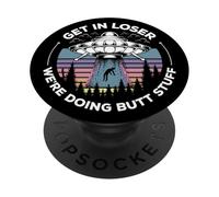 Sali, Perdente, Stiamo Facendo Cose Da Culo Ufo, Rapimento PopSockets PopGrip Adesivo