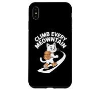 Sali su ogni divertimento escursionistico per gatti Meowntain Custodia per iPhone XS Max