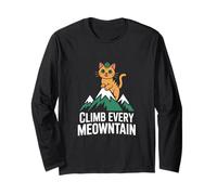 Sali su ogni divertimento escursionistico per gatti Meowntain Maglia a Manica