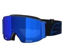 SALICE 102DARWF MASCHERA DA SCI E SNOWBOARD CON LENTE CATEGORIA 3 CILINDRICA TERMOFORMATA - COLORE: NERO/BLU - LENTE BLU